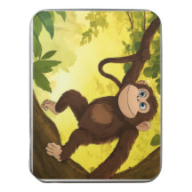 quebra-cabeça para crianças - macaco numa árvore