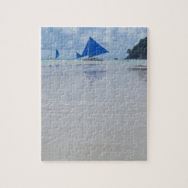 Quebra-cabeça Parada de Boracay Beach nas Filipinas (Vertical)