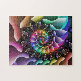 Quebra-cabeça Parada espiral da cor do Fractal