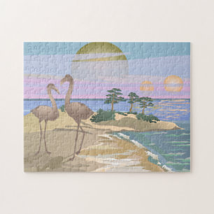 QUEBRA-CABEÇA PARADISE BEACH PELICANS ISLAND JIGSAW QUEBRA-CABEÇ