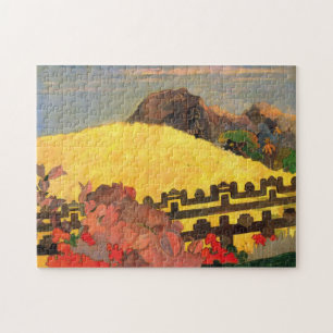 Quebra-cabeça "Parahi Te Marae" - Paul Gauguin