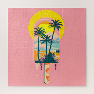 Quebra-cabeça Paraíso dos Sweets Sunset de Verão Tropical