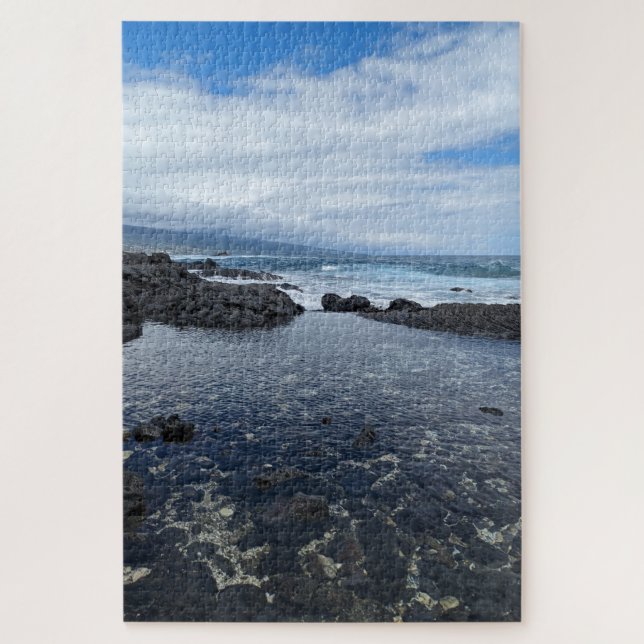 Quebra-cabeça Paraíso Oceânico Havaiano (Vertical)