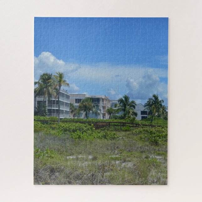 Quebra-cabeça Paraíso Tropical do Lado da Praia (Vertical)