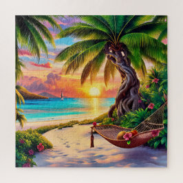 Quebra-cabeça Paraíso Tropical Sunset