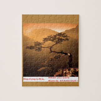 Quebra-cabeça PARE DE tentar caber dentro. você é PROEMINENTE