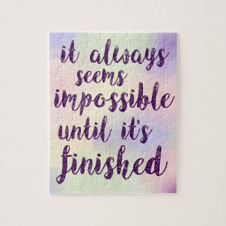 Quebra-cabeça Parece sempre impossível