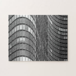 Quebra-cabeça Parede de cortina de aço e de vidro de moderno