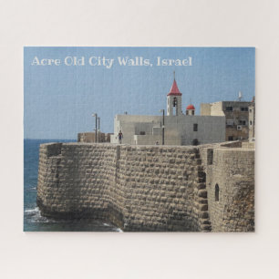 Quebra-cabeça Paredes velhas da cidade do acre, Israel
