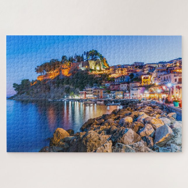 Quebra-cabeça Parga, Grécia (Horizontal)