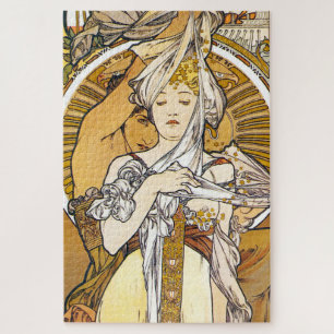 Quebra-cabeça Paris 1900, Alphonse Mucha