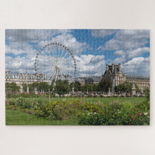 Quebra-cabeça Paris França Nuvens dramáticas jardins Tuilieries