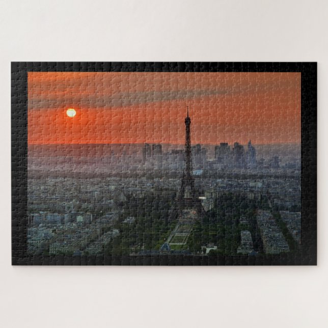 Quebra-cabeça Paris no Sunset (Horizontal)