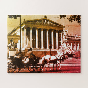 Quebra-cabeça Parlamento de Viena Vintage Áustria