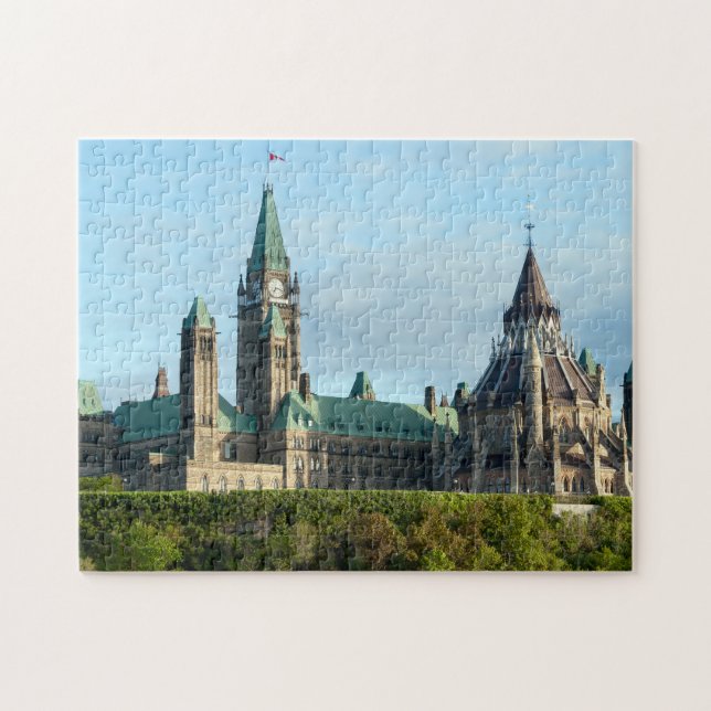 Quebra-cabeça Parliament Hill em Ottawa - Ontário, Canadá (Horizontal)