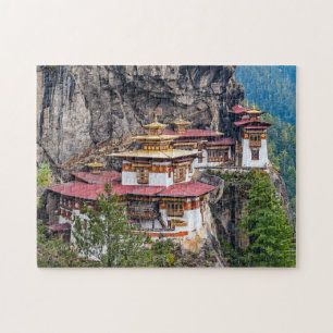 Quebra-cabeça Paro Taktsang: O monastério do ninho do tigre -