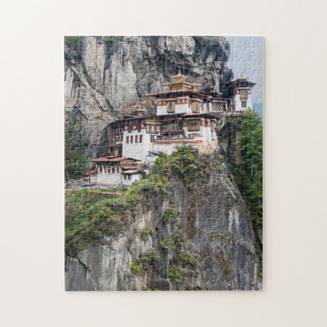 Quebra-cabeça Paro Taktsang: O Mosteiro do Ninho do Tigre - Butã (Vertical)