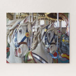 Quebra-cabeça Parque de diversões Cavalos de carrossel