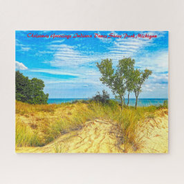 Quebra-cabeça Parque Estadual Indiana Dunes Michigan.