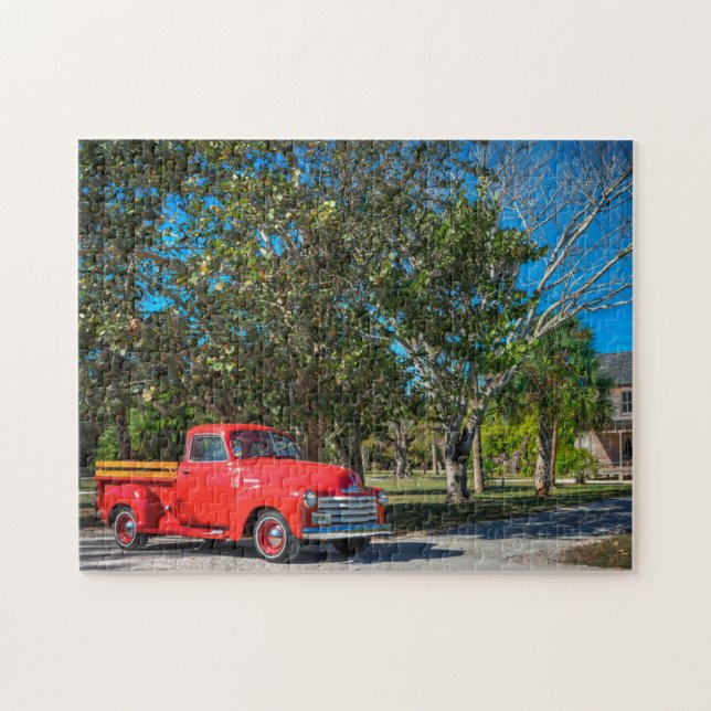 Quebra-cabeça Parque Estadual Koreshan Flórida. (Horizontal)