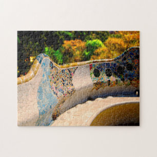 Quebra-cabeça Parque Güell Gaudí Barcelona.
