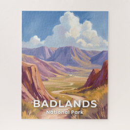 Quebra-cabeça Parque Nacional Badlands Dakota do Sul Viagem Arte