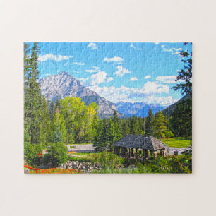 Quebra-cabeça Parque Nacional Banff Alberta.