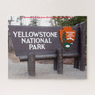 Quebra-cabeça Parque Nacional de Yellowstone. Cumprimentos de Na
