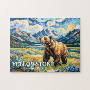 Quebra-cabeça Parque Nacional de Yellowstone Paisagem de Urso Va
