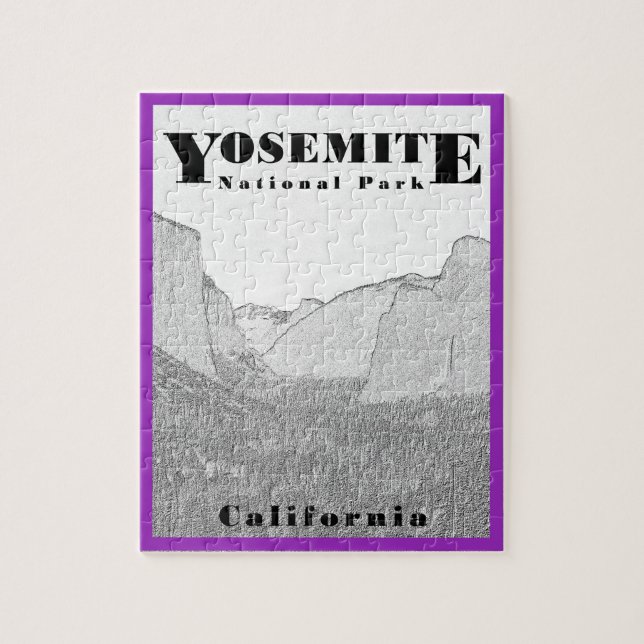 Quebra-cabeça Parque Nacional de Yosemite, Califórnia - 8x10 - 1 (Vertical)