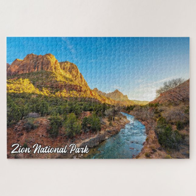 Quebra-cabeça Parque Nacional de Zion, Utah, Estados Unidos (Horizontal)