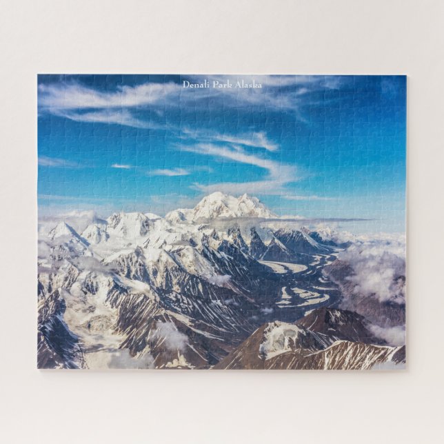 Quebra-cabeça Parque Nacional Denali Alasca. (Horizontal)