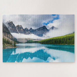Quebra-cabeça Parque Nacional do Moraine Lake Banff Viagem Canad