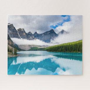 Quebra-cabeça Parque Nacional do Moraine Lake Banff Viagem Canad