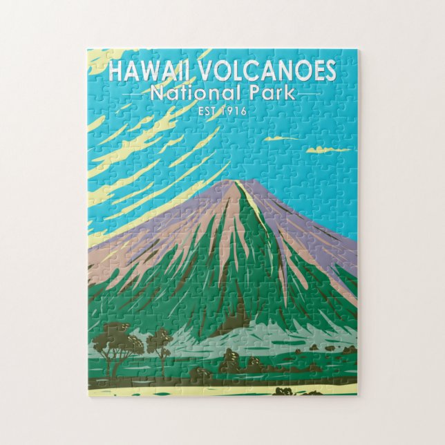 Quebra-cabeça Parque Nacional dos Vulcões do Havaí, Mauna Loa Vi (Vertical)