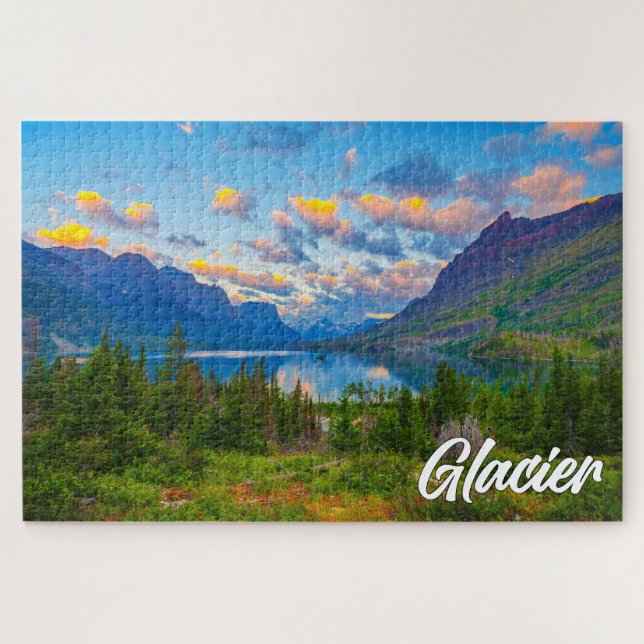 Quebra-cabeça Parque Nacional Glacier, Montana (Horizontal)