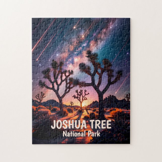Quebra-cabeça Parque Nacional Joshua Tree Chuva de Meteoros Via  (Vertical)
