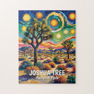 Quebra-cabeça Parque Nacional Joshua Tree Van Gogh Deserto Color