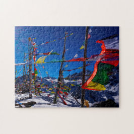 Quebra-cabeça Parque Nacional Langtang do Nepal.