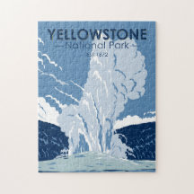 Parque Nacional Yellowstone Vintage 