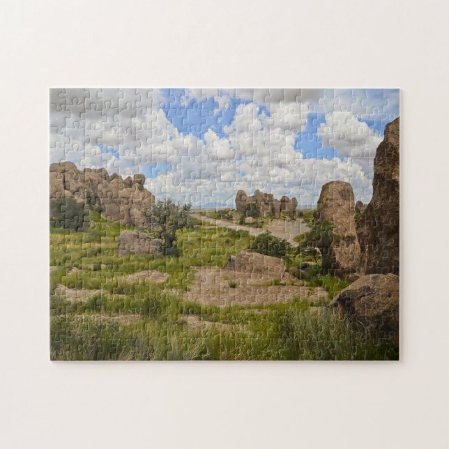 Quebra-cabeça Parque Rockhound Novo México. (Horizontal)