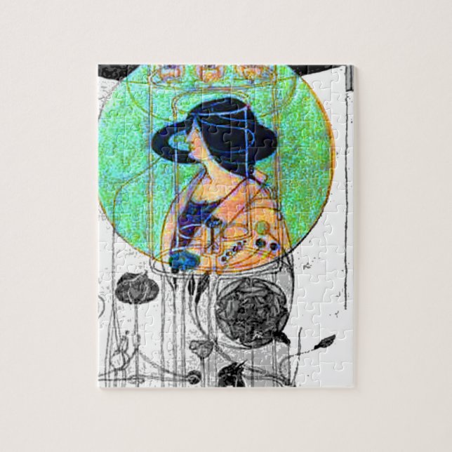 Quebra-cabeça Parte vista - parte imaginada por Charles R. (Vertical)