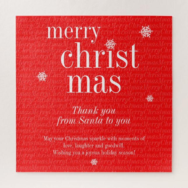 Quebra-cabeça Partida moderna de jogo de Natal alegre no dia (Vertical)