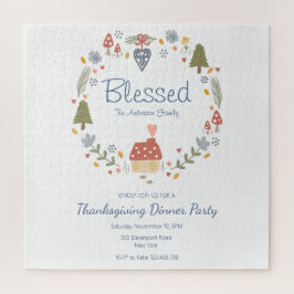 Quebra-cabeça Partido Jante de agradecimento Personalizado