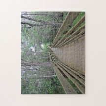 Passarela pela Floresta fotografia em uma Charada