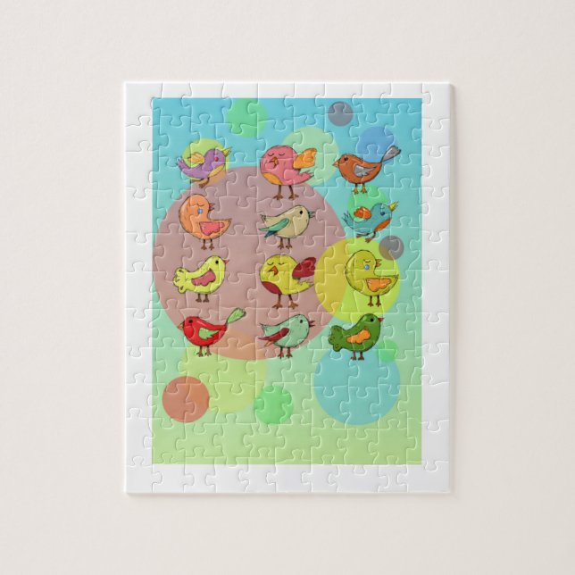 Quebra-cabeça Pássaro (Vertical)