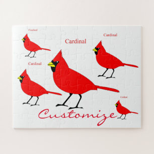 Quebra-cabeça Pássaro cardinal vermelho Thunder_Cove