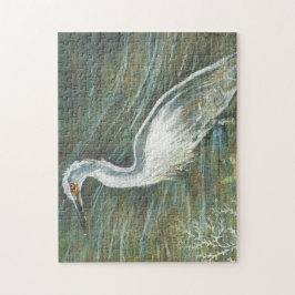 Quebra-cabeça Pássaro Costeiro A Esvoaçar Na Arte Da Água