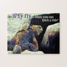 Quebra-cabeça Pássaro e fuzileiro Iguana