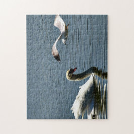 Quebra-cabeça Pássaro e Swan